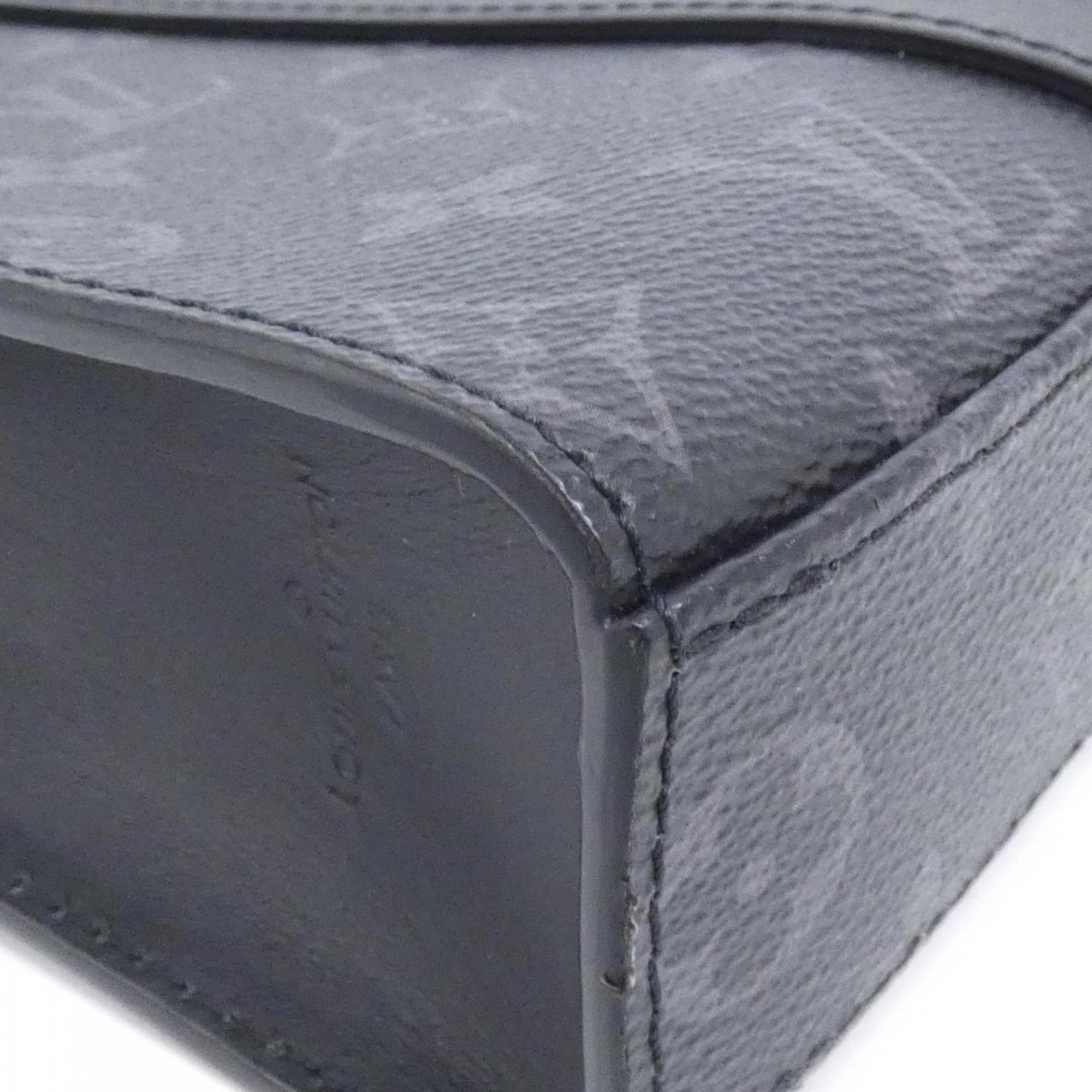 Louis Vuitton Black Coated Canvas Handbag
