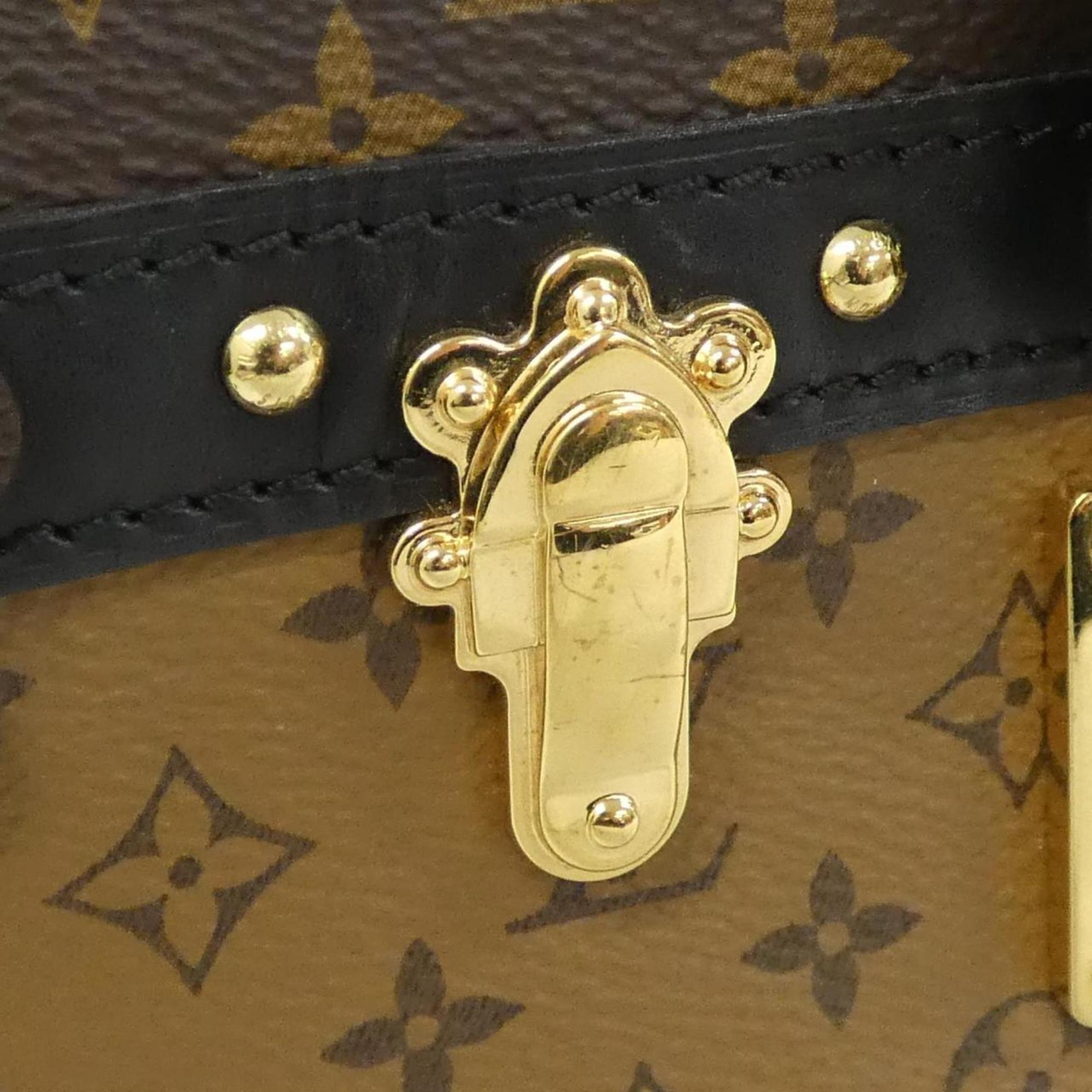 Louis Vuitton Marron Coated Canvas Shoulder Bag