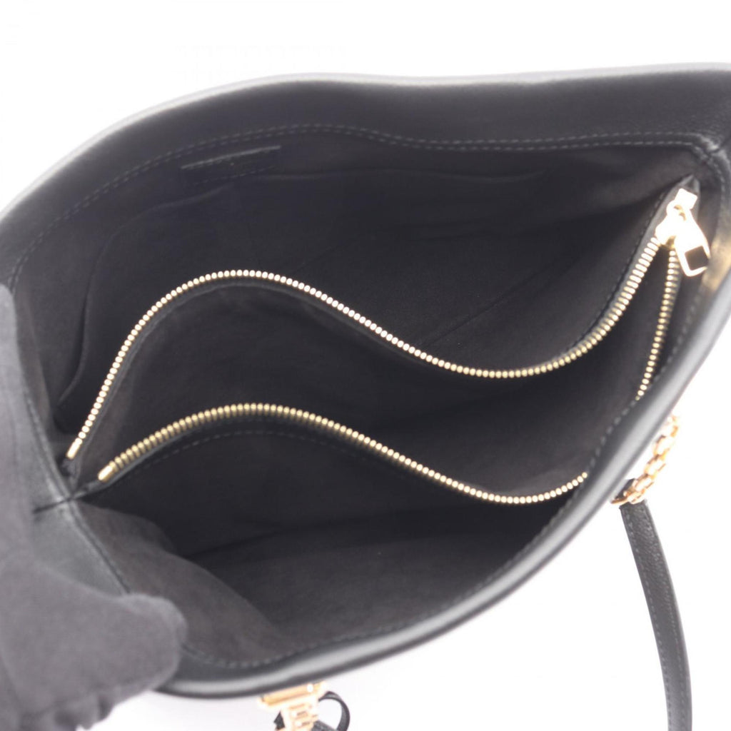 Louis Vuitton Black Brown Noir Coated Canvas Leather Monogram Handbag Tote Bag