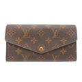 Louis Vuitton Monogram Brown Coquelicots Monogram Monogram Long Wallet