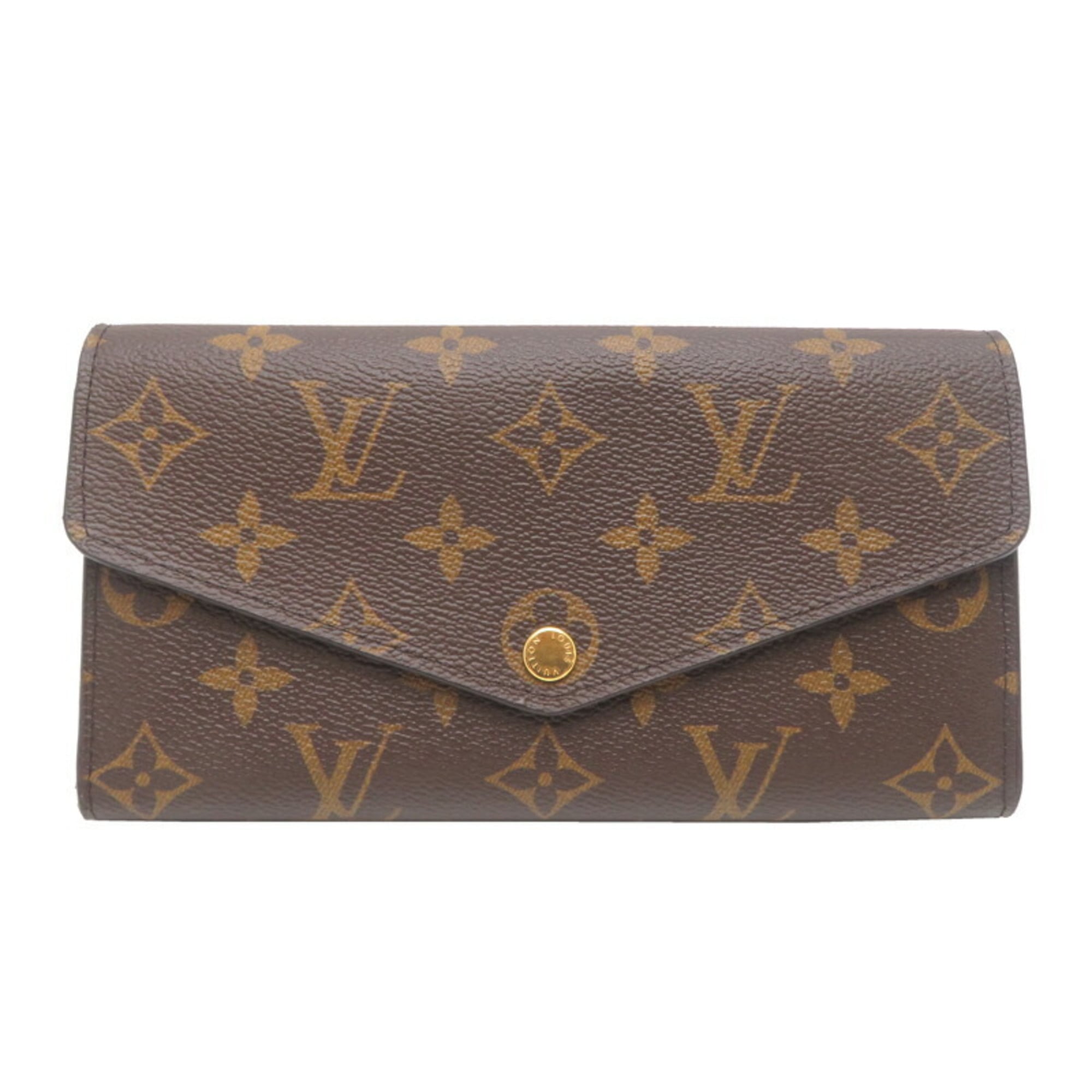 Louis Vuitton Monogram Brown Coquelicots Monogram Monogram Long Wallet