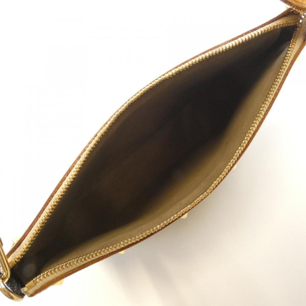Louis Vuitton Black Multi-Color Coated Canvas Pochette Pouch