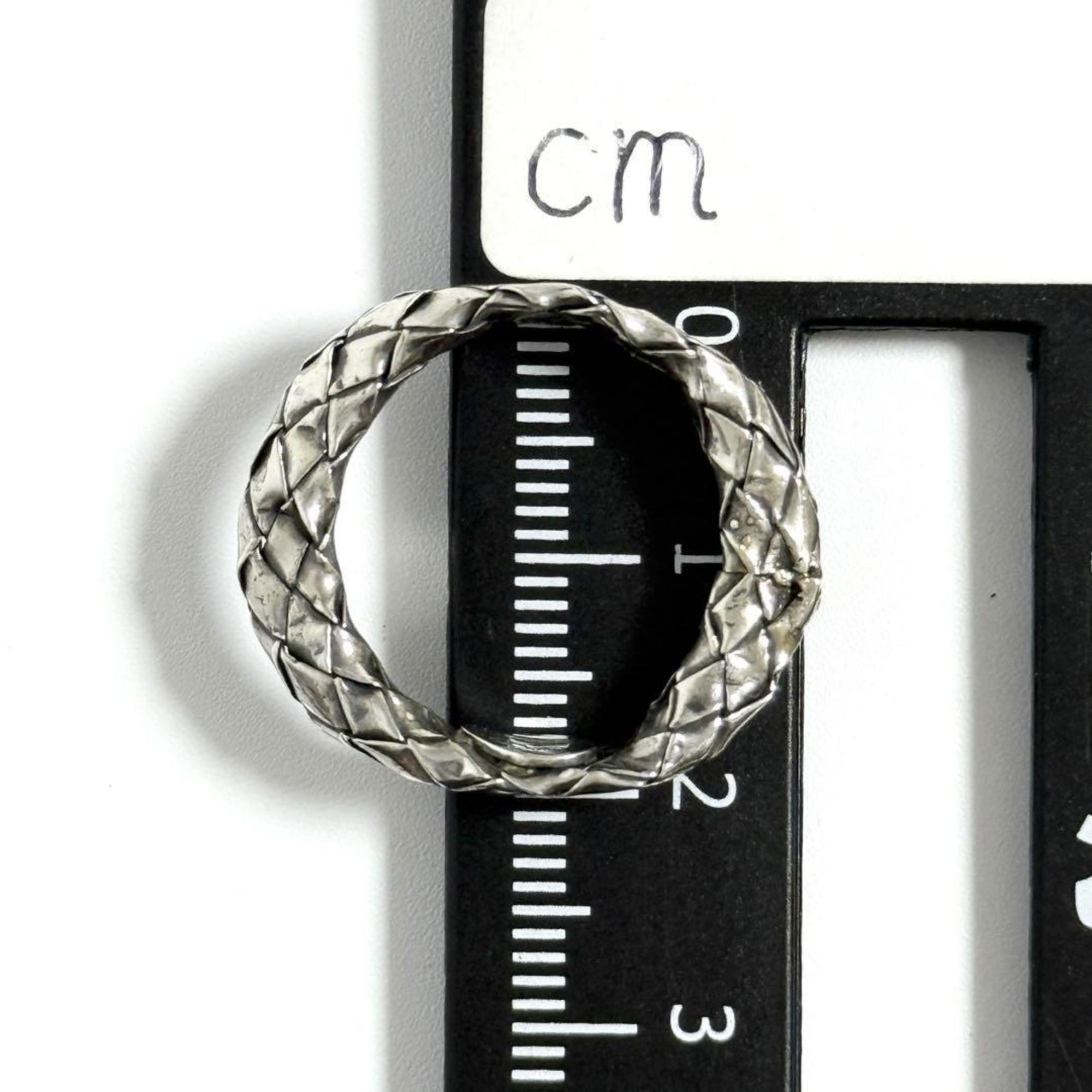 Bottega Veneta Silver 925 Band Ring