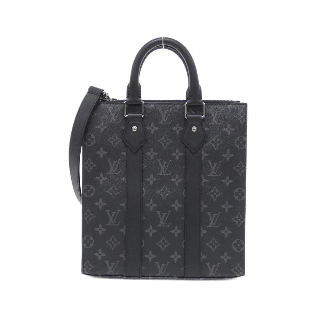 Louis Vuitton Black Coated Canvas Handbag