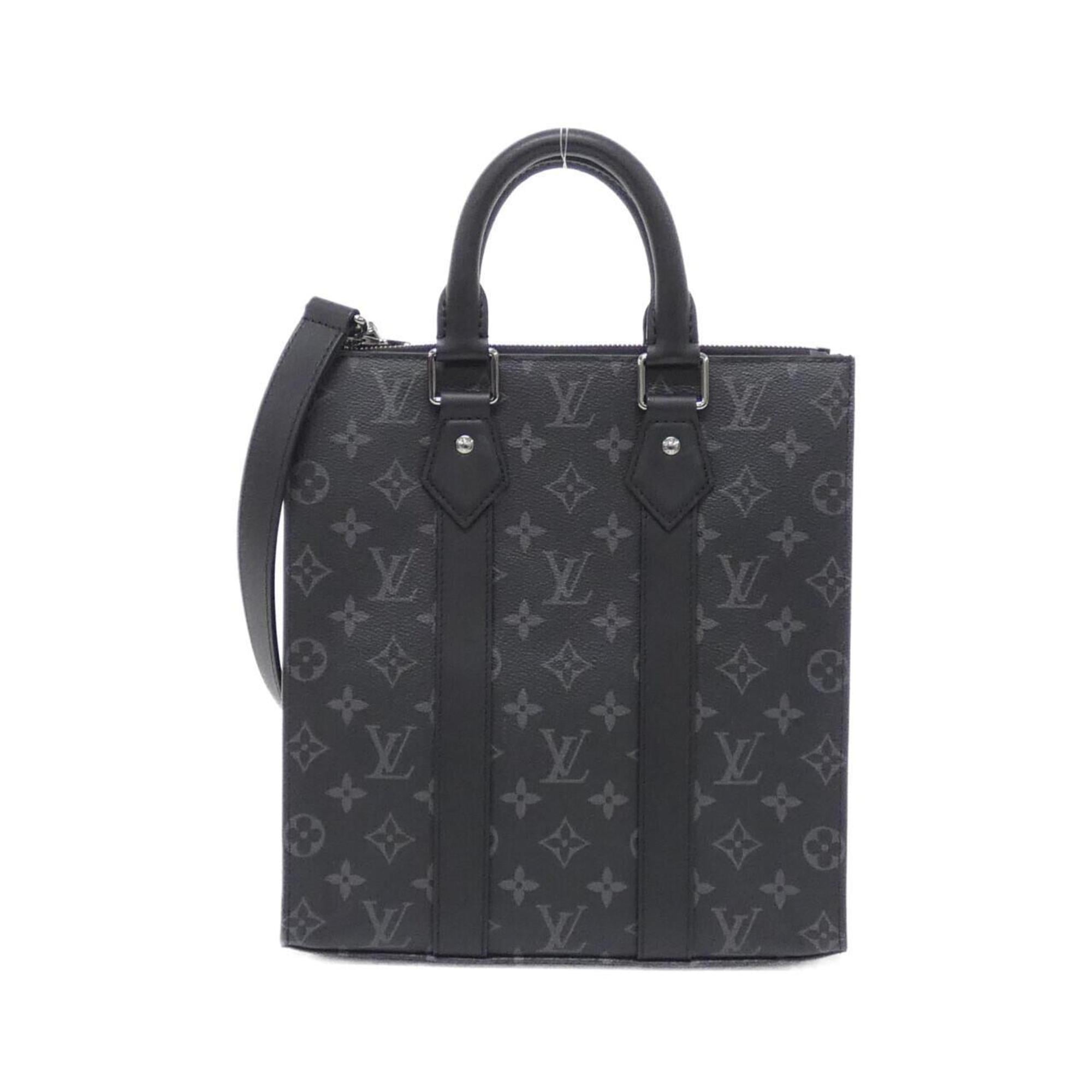 Louis Vuitton Black Coated Canvas Handbag