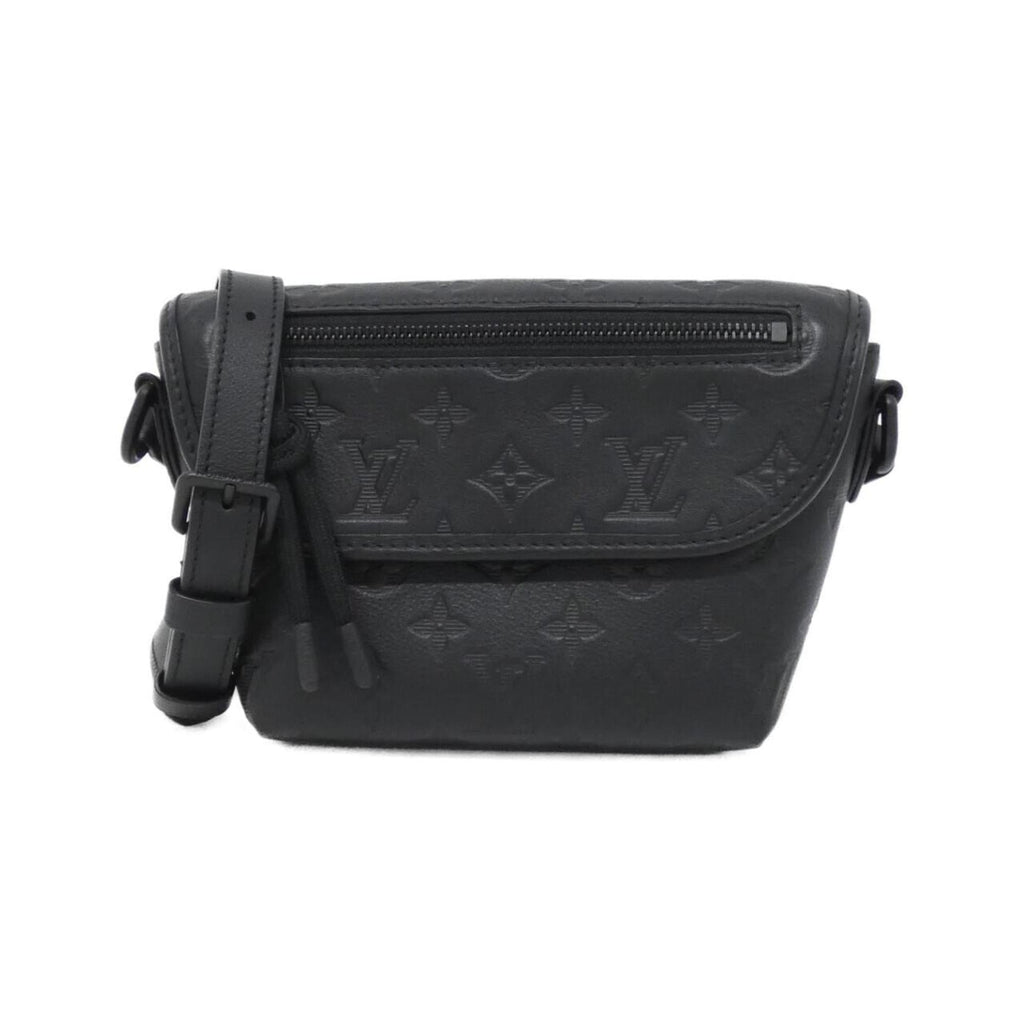 Louis Vuitton Black Leather Shoulder Bag