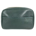 Louis Vuitton Taiga Episea Green Taiga Leather Clutch Bag