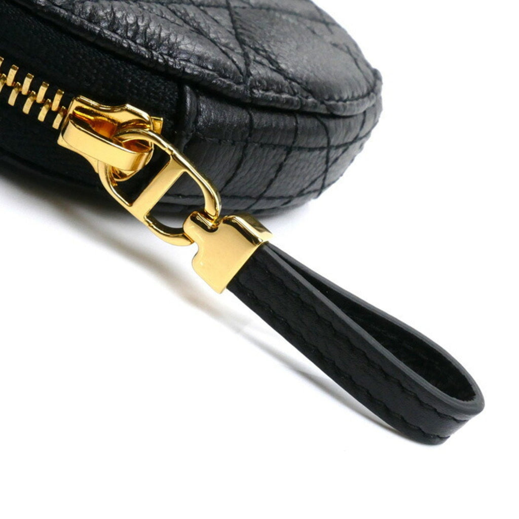 Christian Dior Black Leather Shoulder Bag (Pre-Owned)
