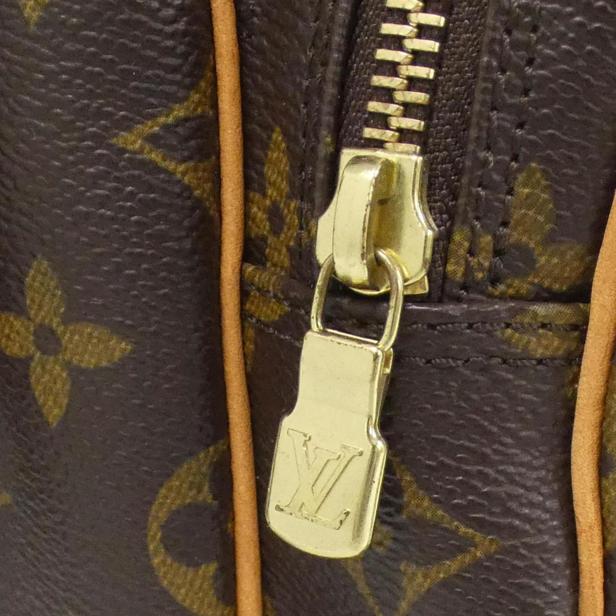 Louis Vuitton Brown Coated Canvas Shoulder Bag