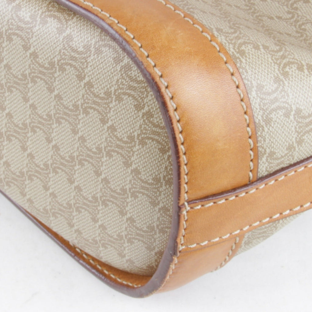 Celine Macadam Beige Pvc Tote Bag