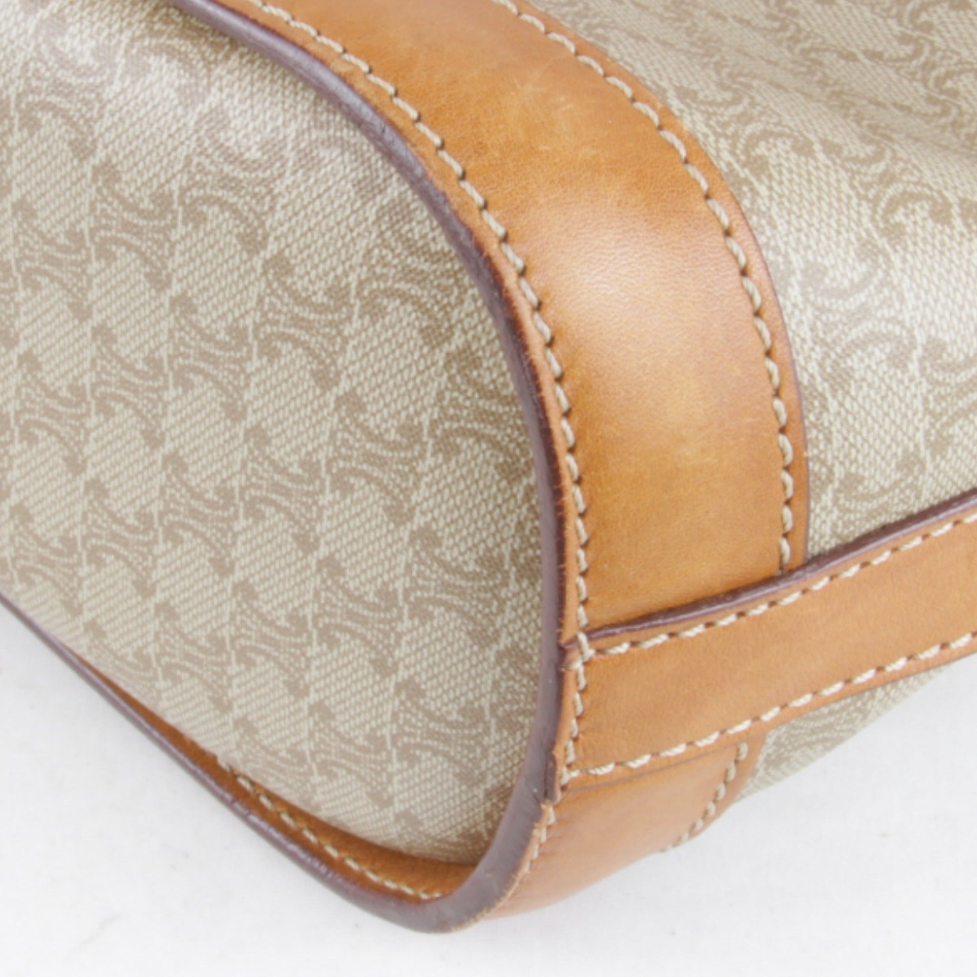 Celine Macadam Beige Pvc Tote Bag