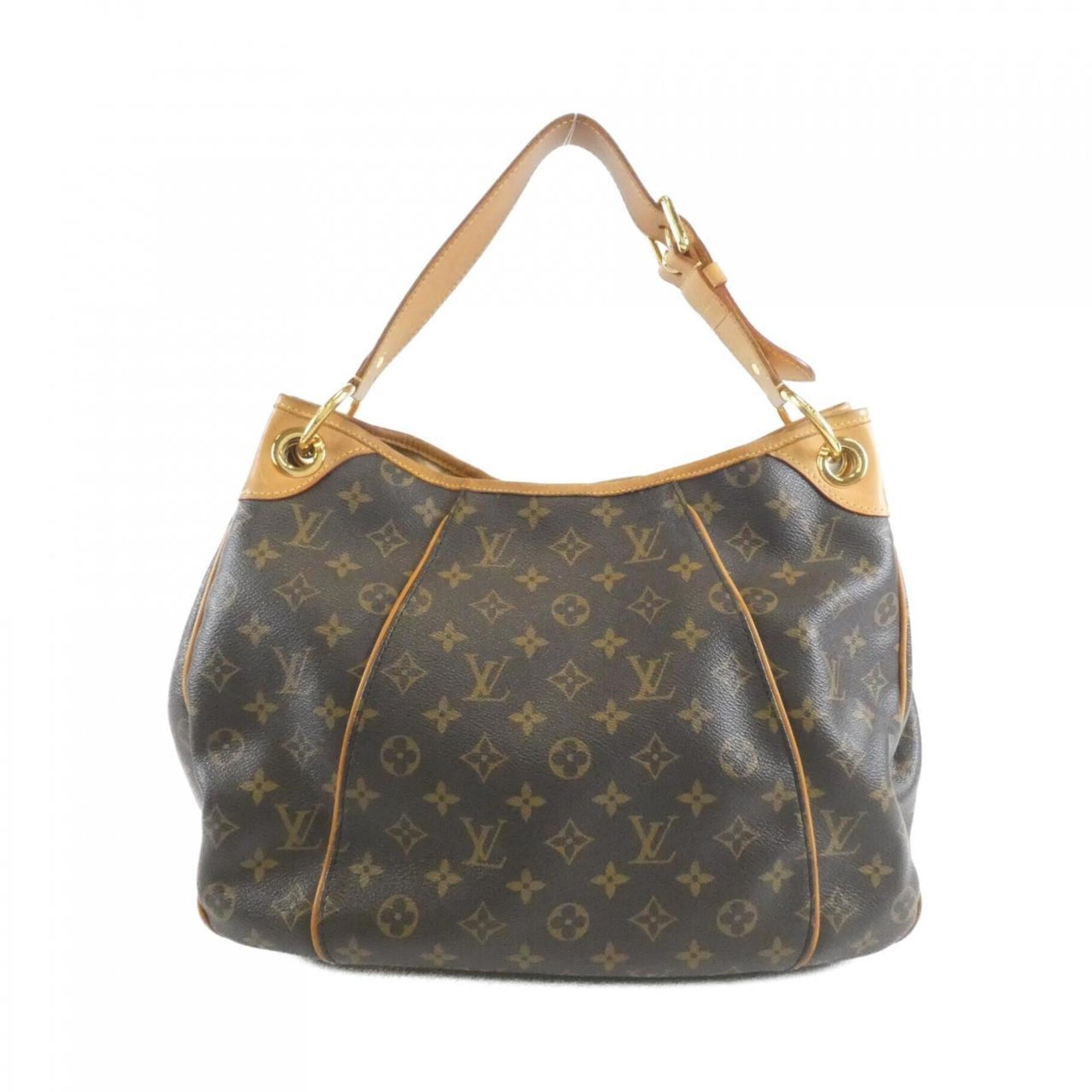Louis Vuitton Brown Coated Canvas Shoulder Bag