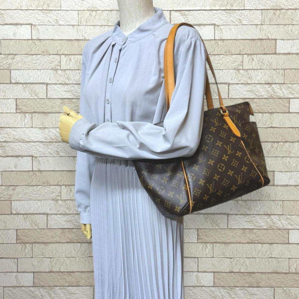 Louis Vuitton Brown Monogram Canvas Tote Bag