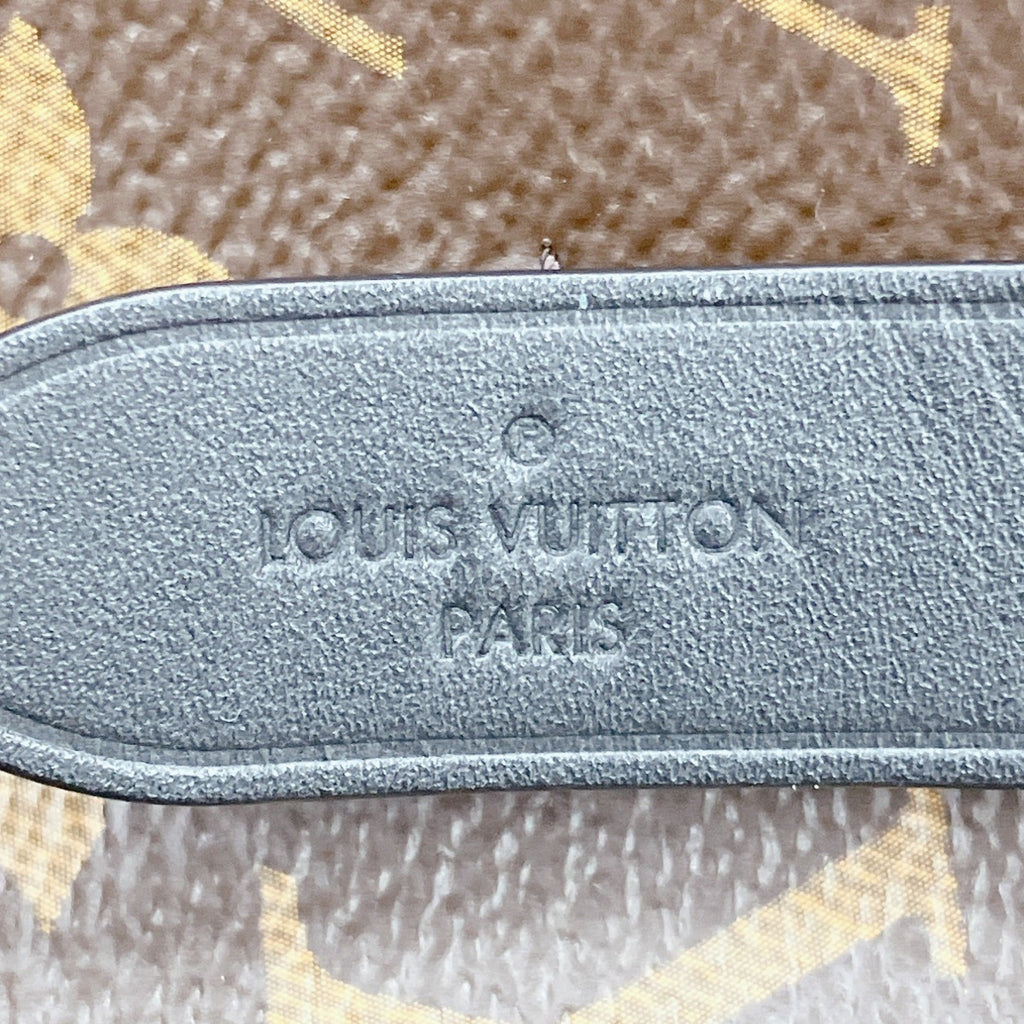 Louis Vuitton Brown Noir Monogram Canvas Shoulder Bag