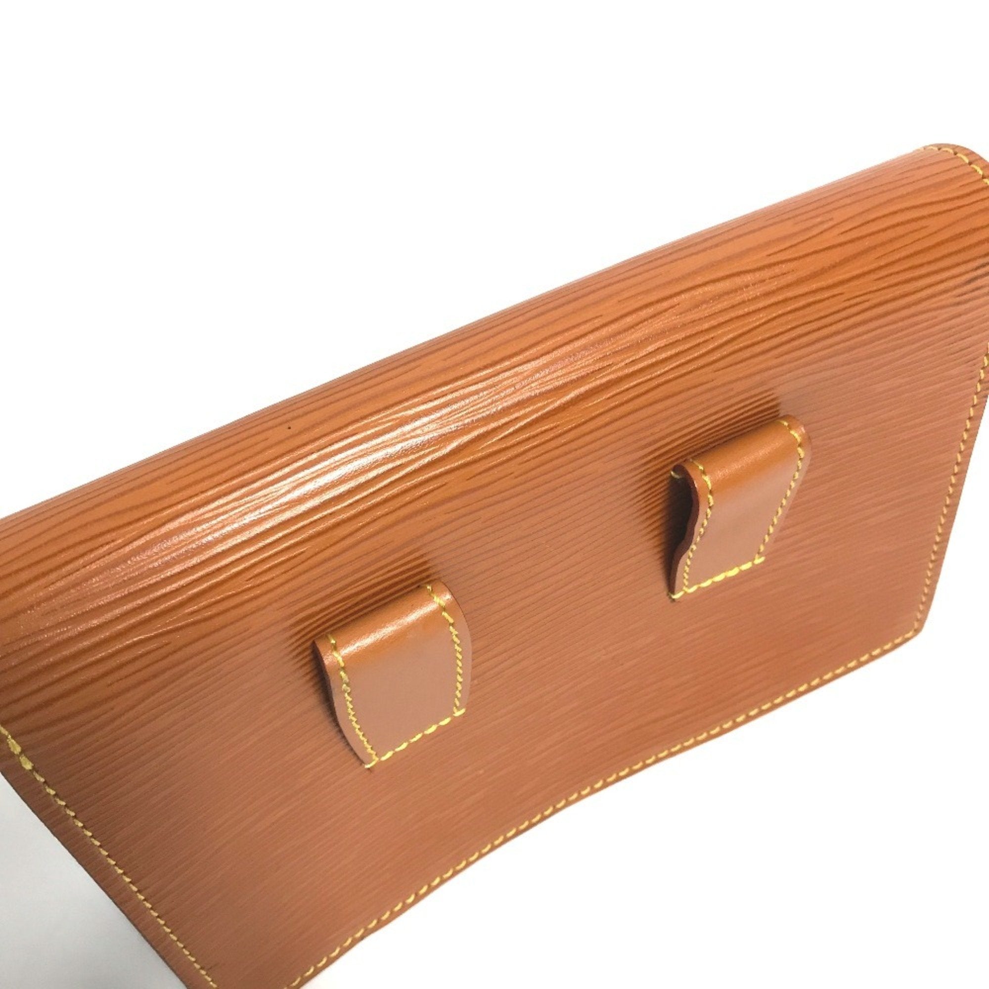 Louis Vuitton Brown Kenyan Brown Epi Leather Pouch