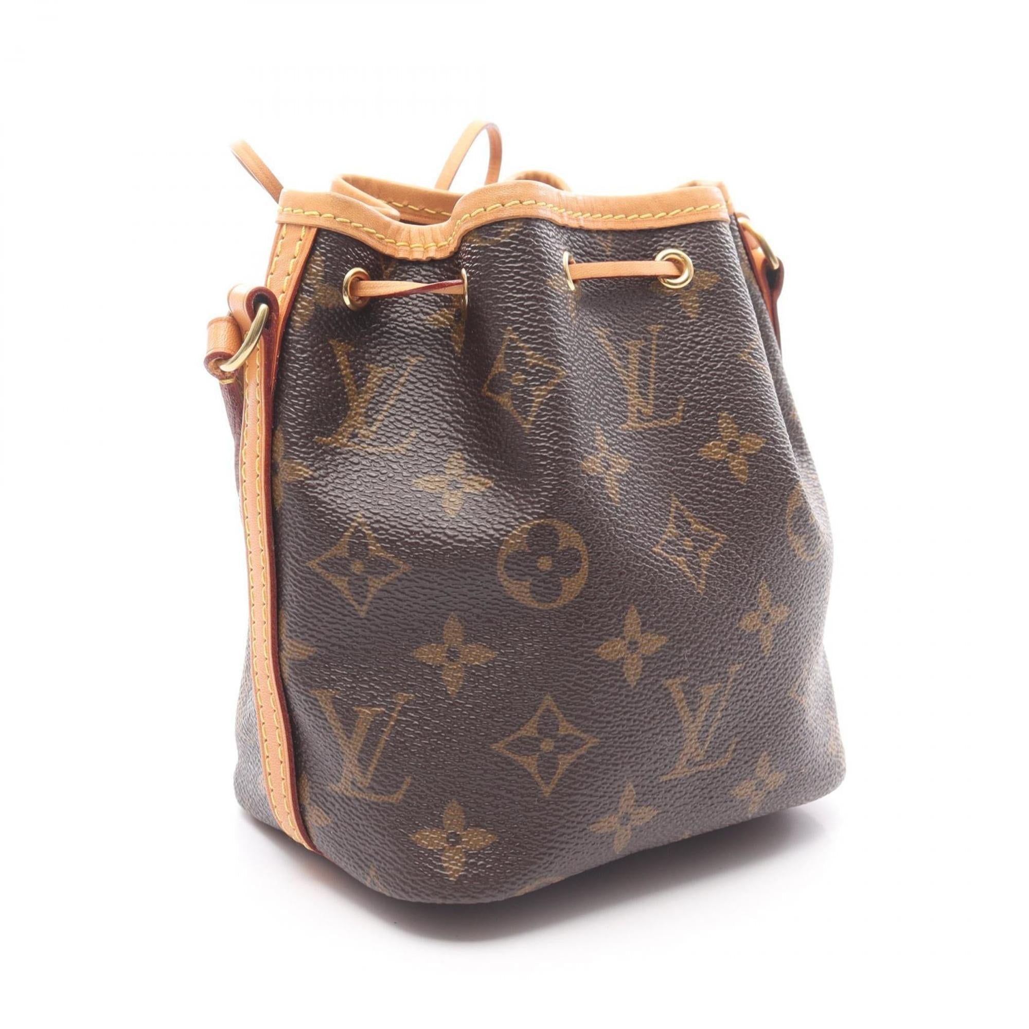 Louis Vuitton Brown Coated Canvas Shoulder Bag
