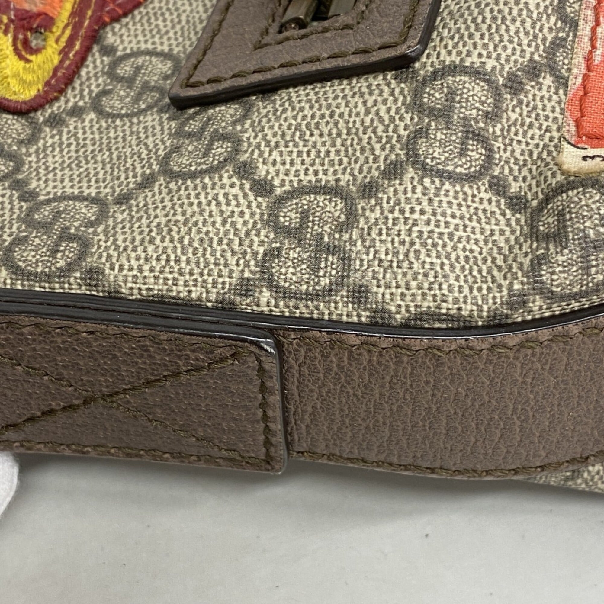 Gucci Brown Pvc Shoulder Bag (Pre-Owned)
