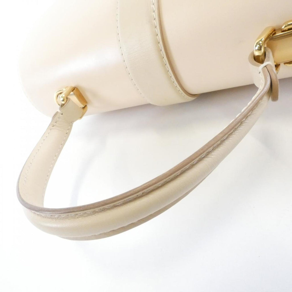 Louis Vuitton Cream Leather Handbag