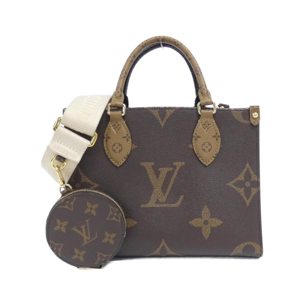 Louis Vuitton Brown Coated Canvas Handbag