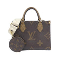 Louis Vuitton Brown Coated Canvas Handbag