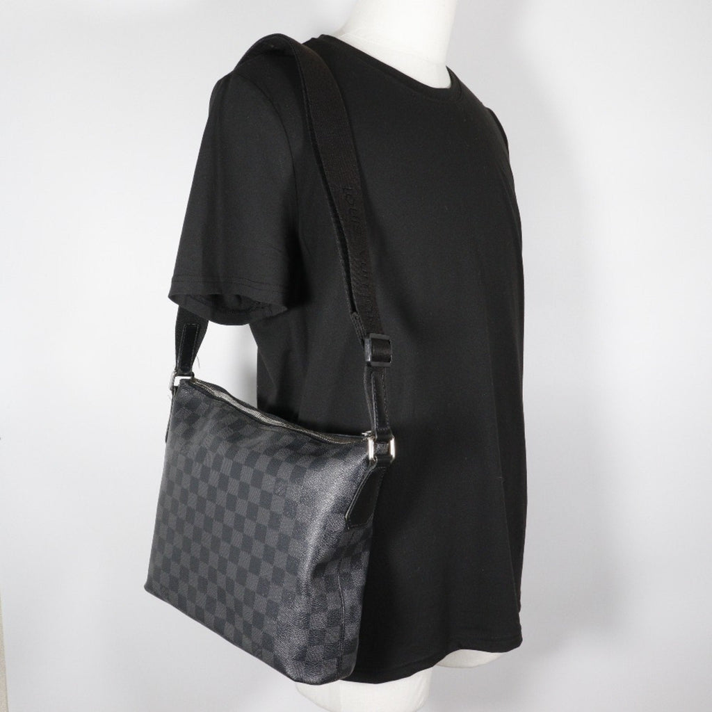 Louis Vuitton Black Damier Graphite Canvas Shoulder Bag