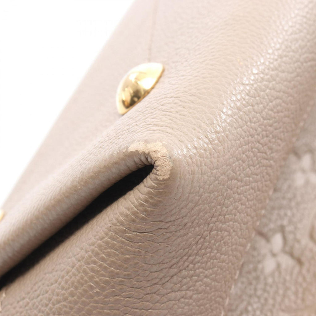Louis Vuitton Beige Tourterelle Monogram Empreinte Handbag