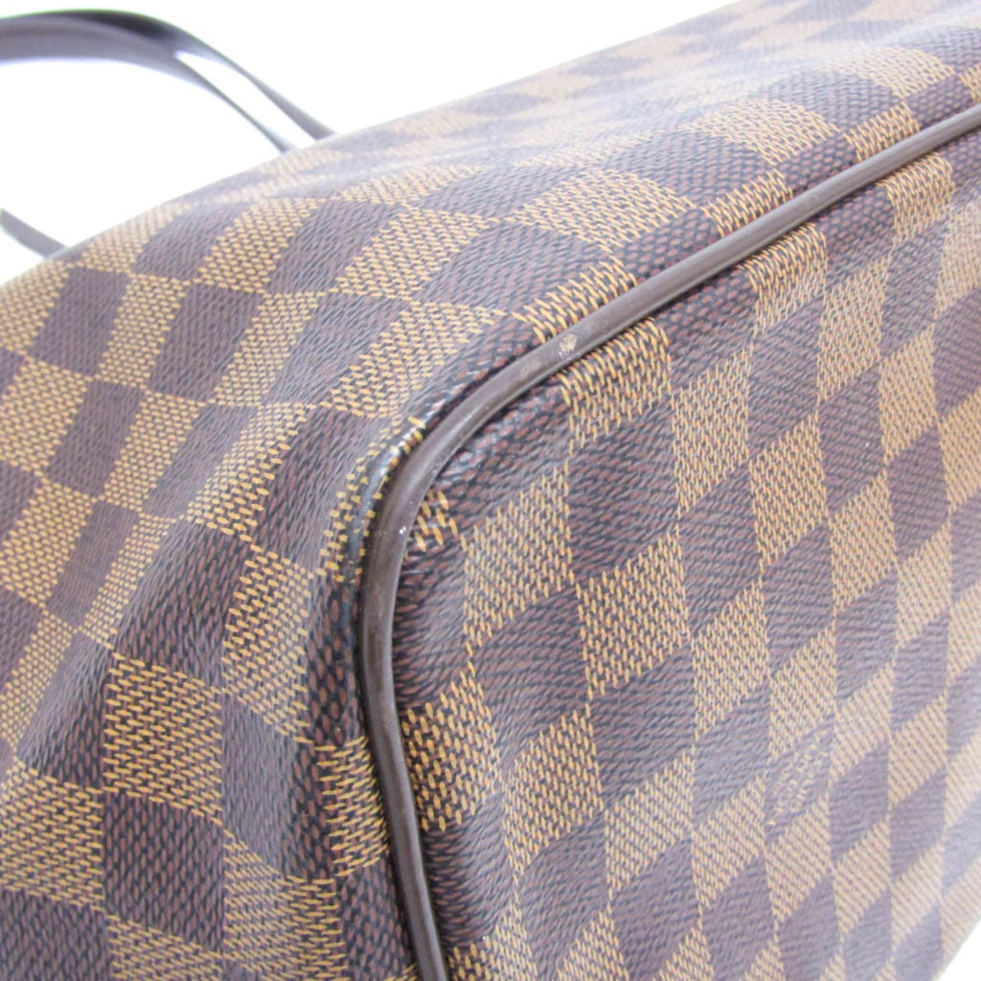 Louis Vuitton Damier Ebene Damier Canvas Tote Bag