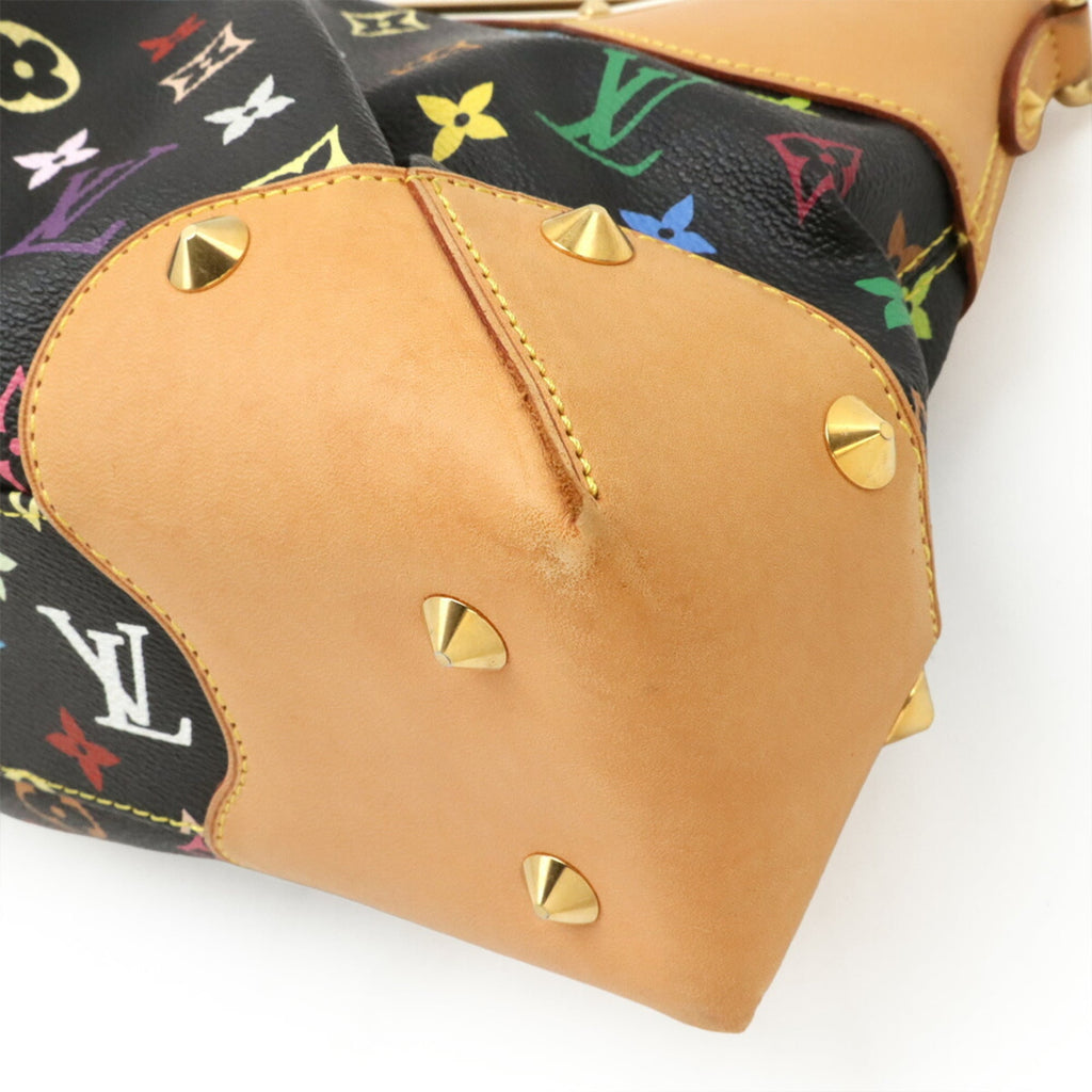 Louis Vuitton Noir Pvc Handbag Shoulder Bag