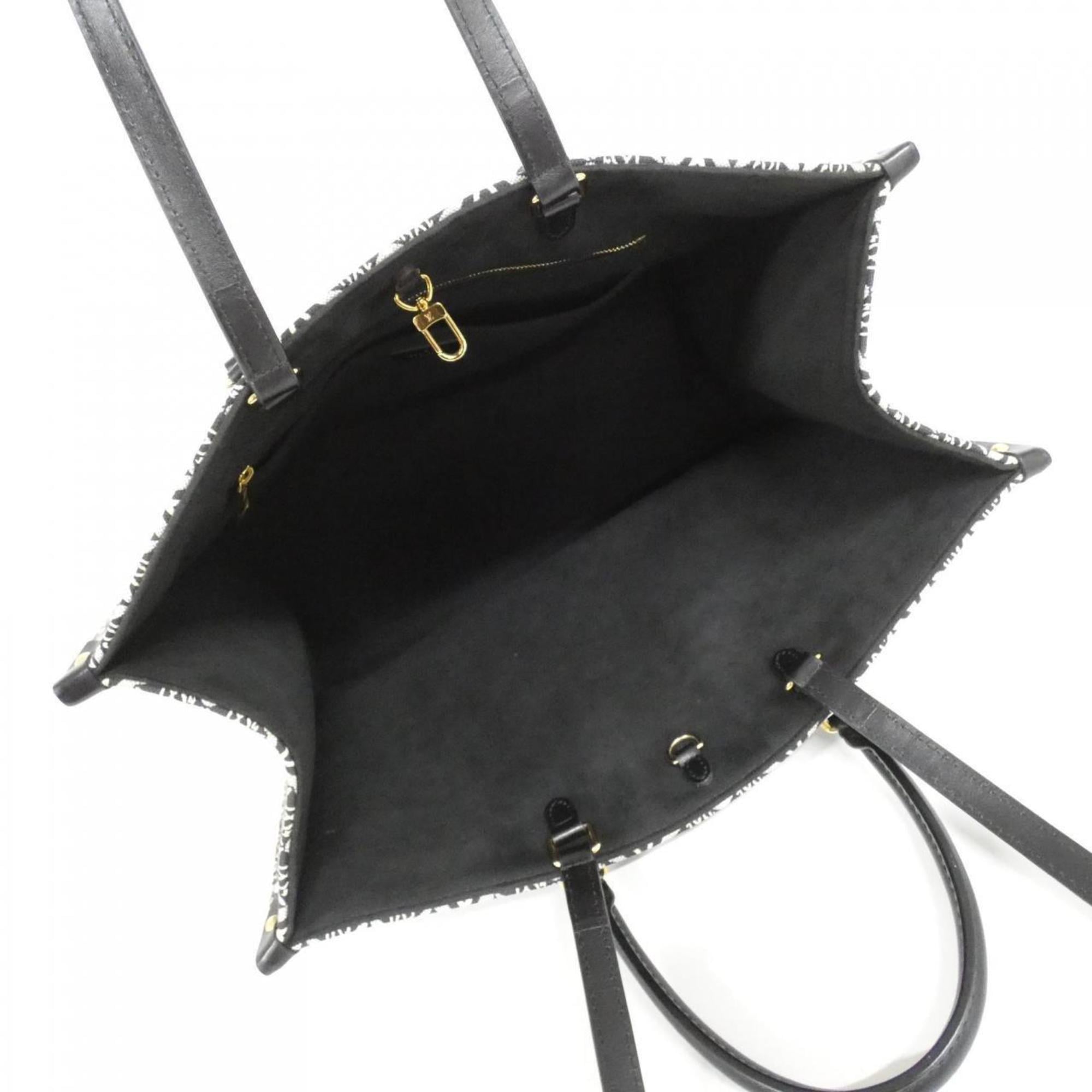 Louis Vuitton Gris Jacquard Handbag