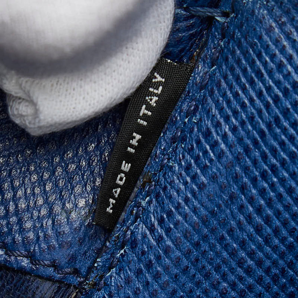 Prada Blue Leather Handbag