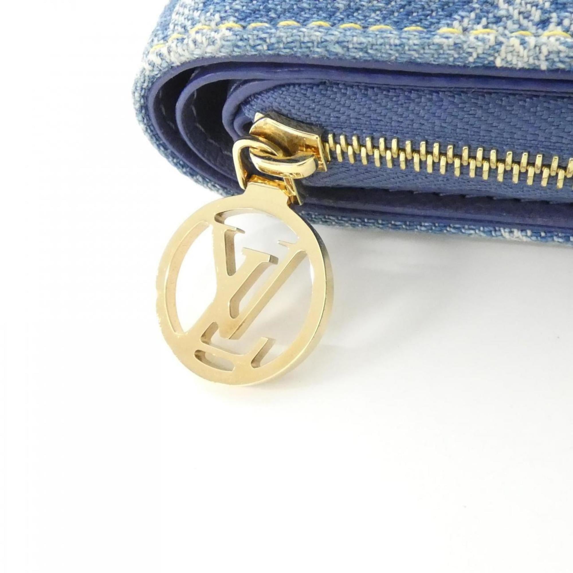 Louis Vuitton Blue Denim Wallet
