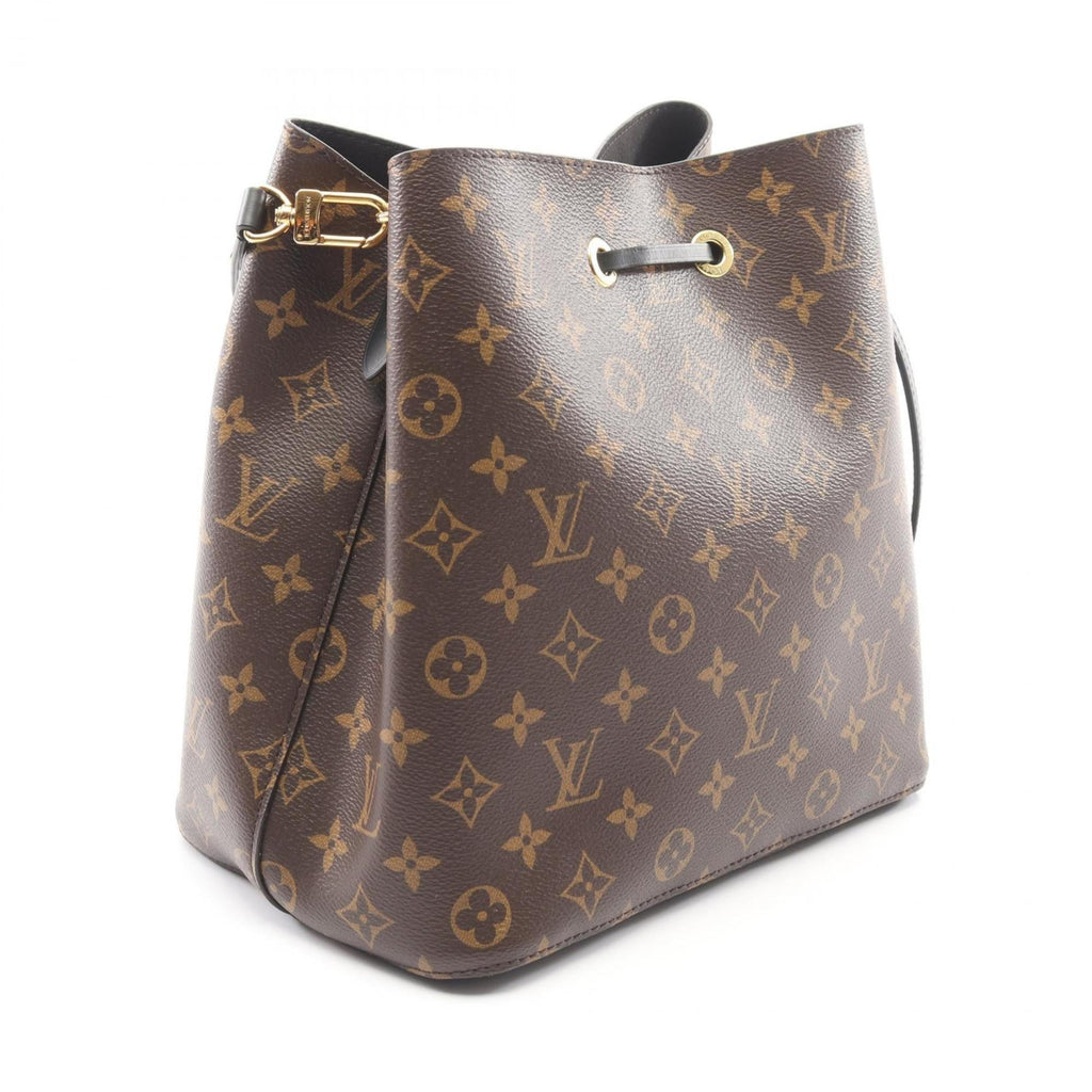 Louis Vuitton Black Brown Monogram Noir Monogram Leather Handbag Shoulder Bag