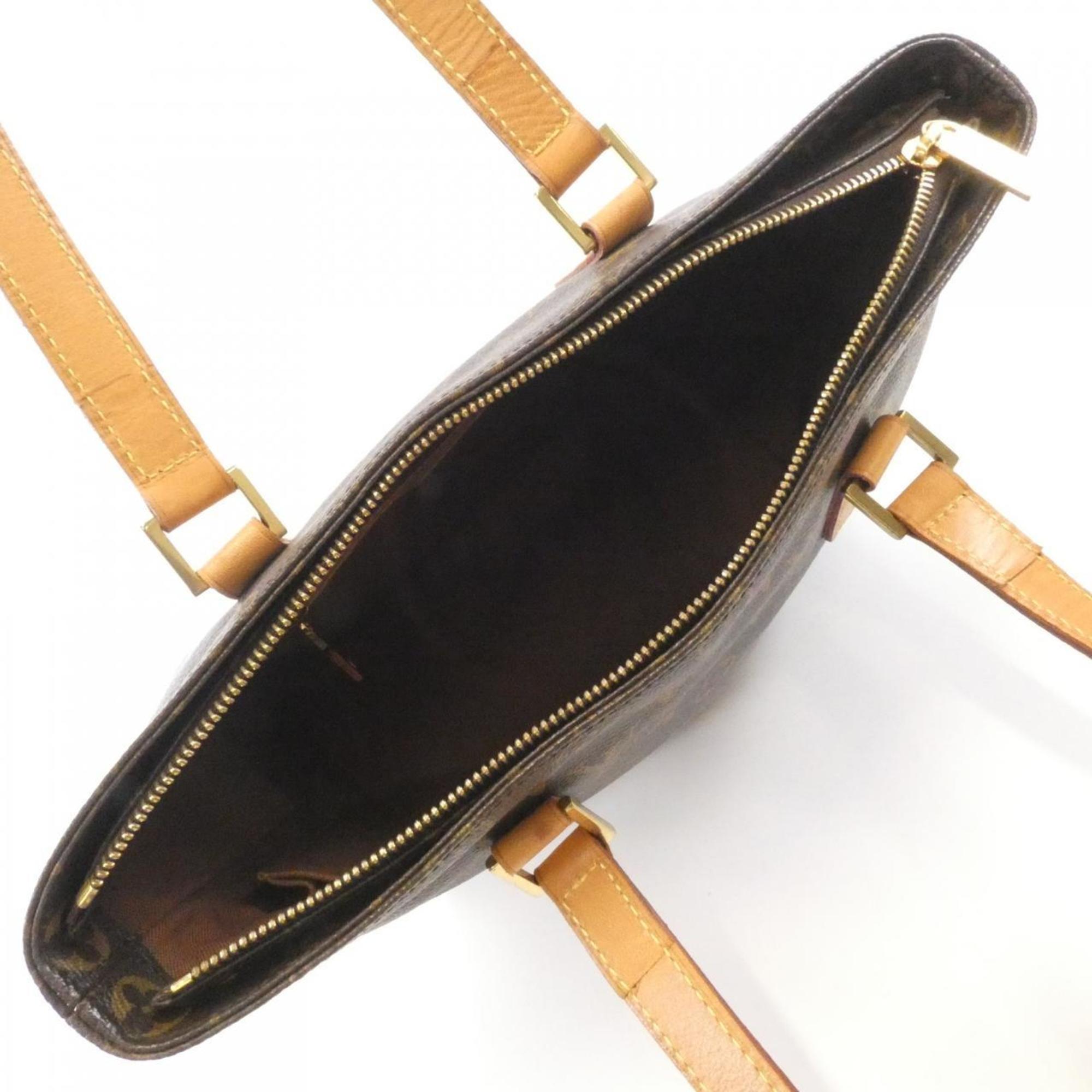 Louis Vuitton Marron Coated Canvas Handbag