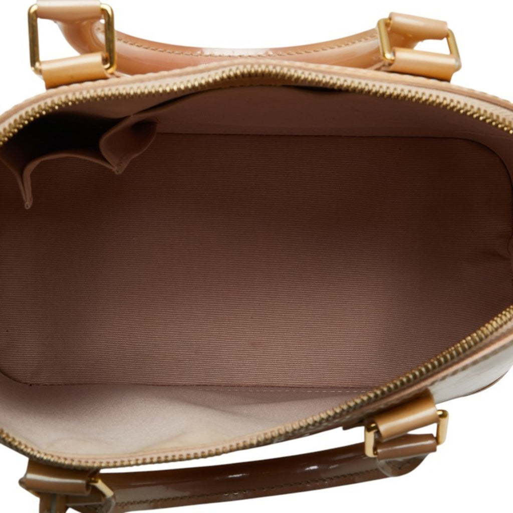 Louis Vuitton Beige Poodle Monogram Vernis Handbag