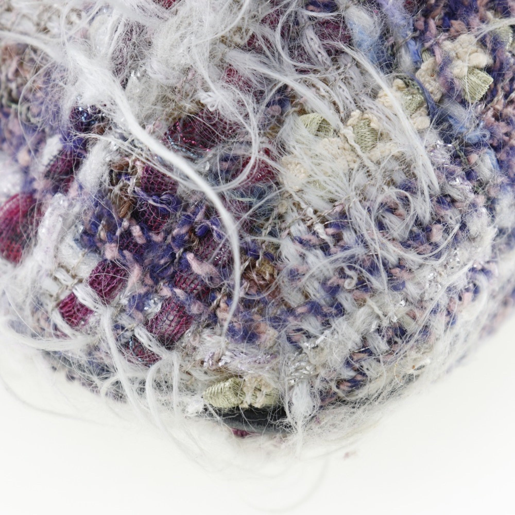Chanel Purple Tweed Shoulder Bag
