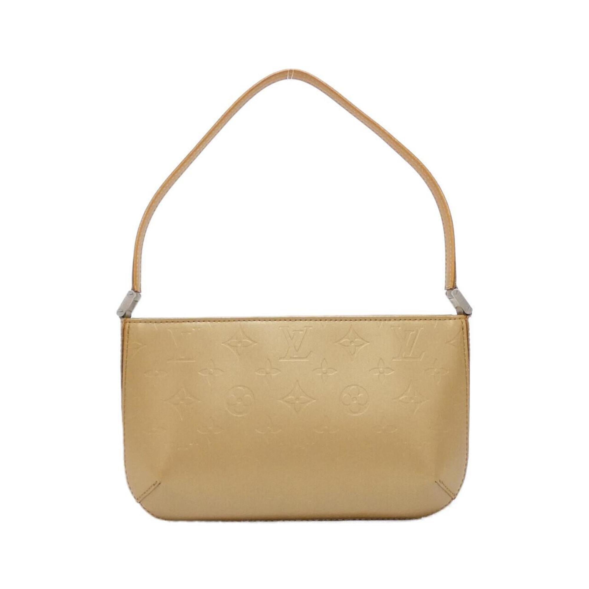 Louis Vuitton Gold Leather Shoulder Bag