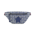 Gucci Blue White Jacquard Cotton Fanny Pack (Pre-Owned)