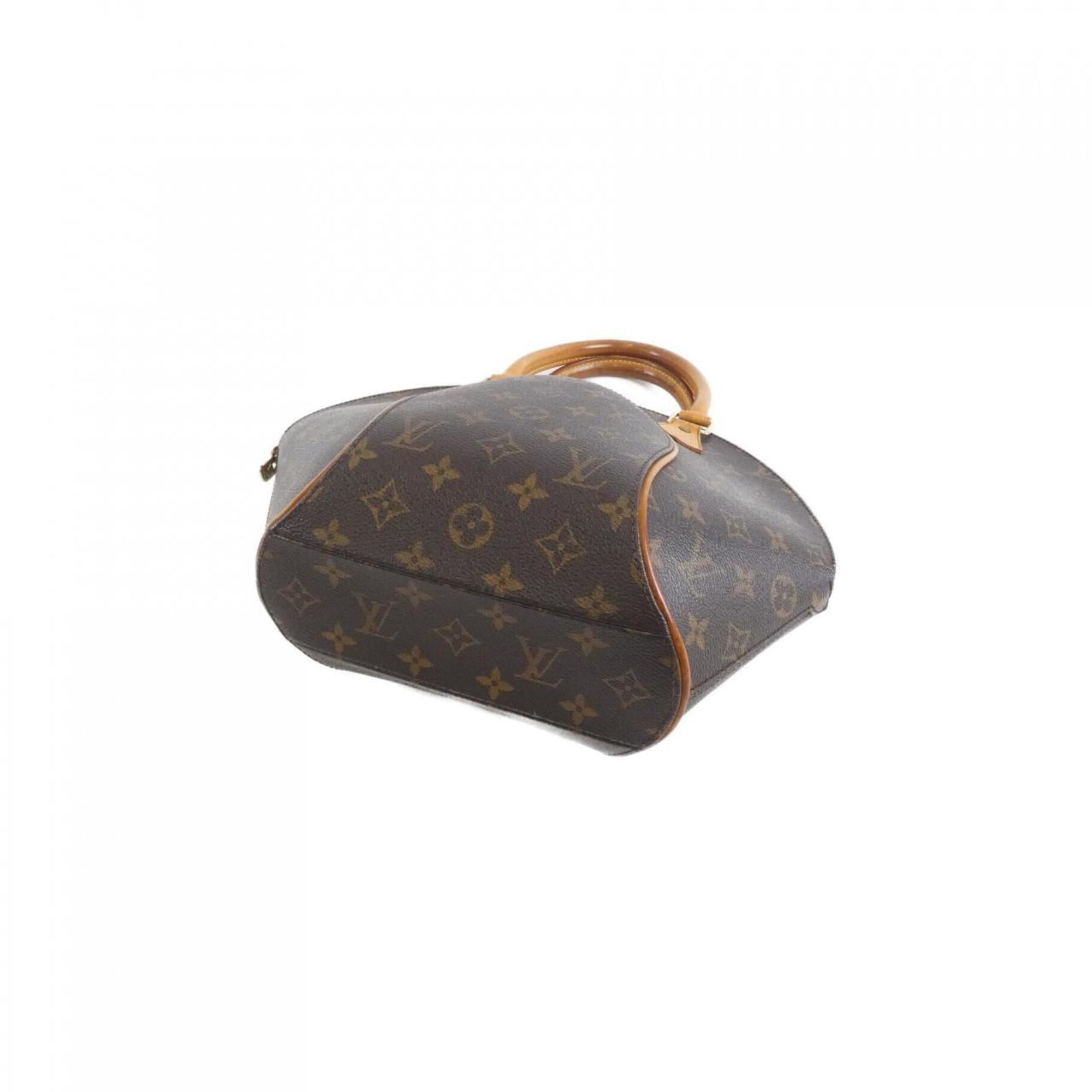 Louis Vuitton Brown Coated Canvas Handbag