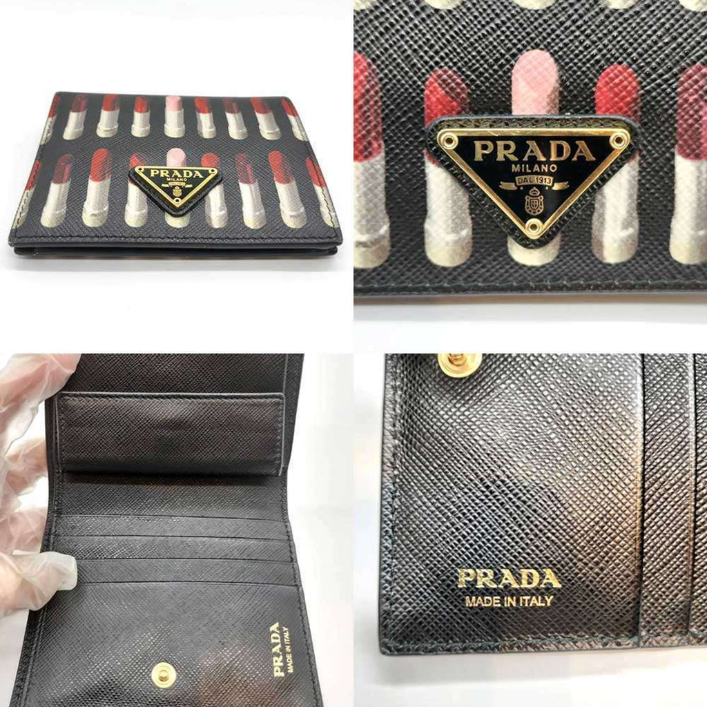 Prada Multi-Color Saffiano Wallet (Bi-Fold)