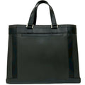 Louis Vuitton Black Leather Tote Bag