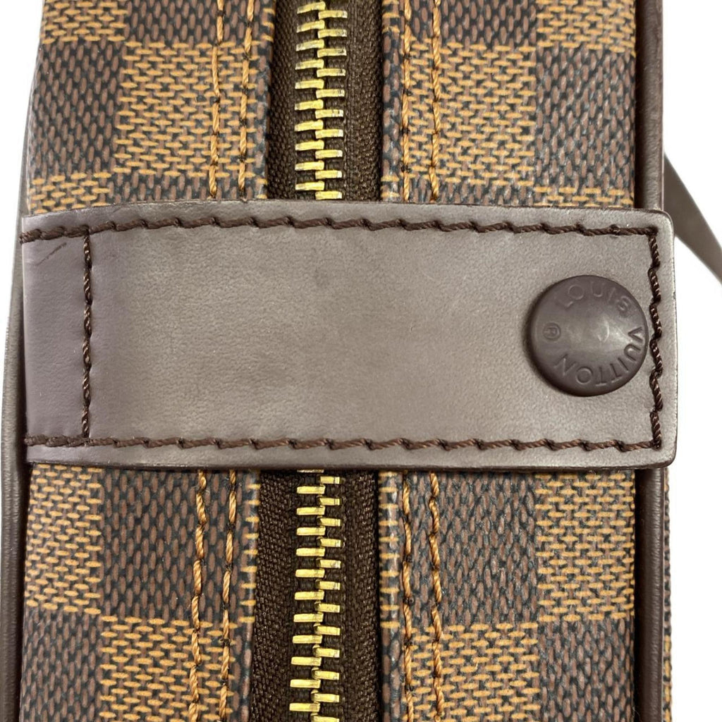 Louis Vuitton Brown Coated Canvas Shoulder Bag