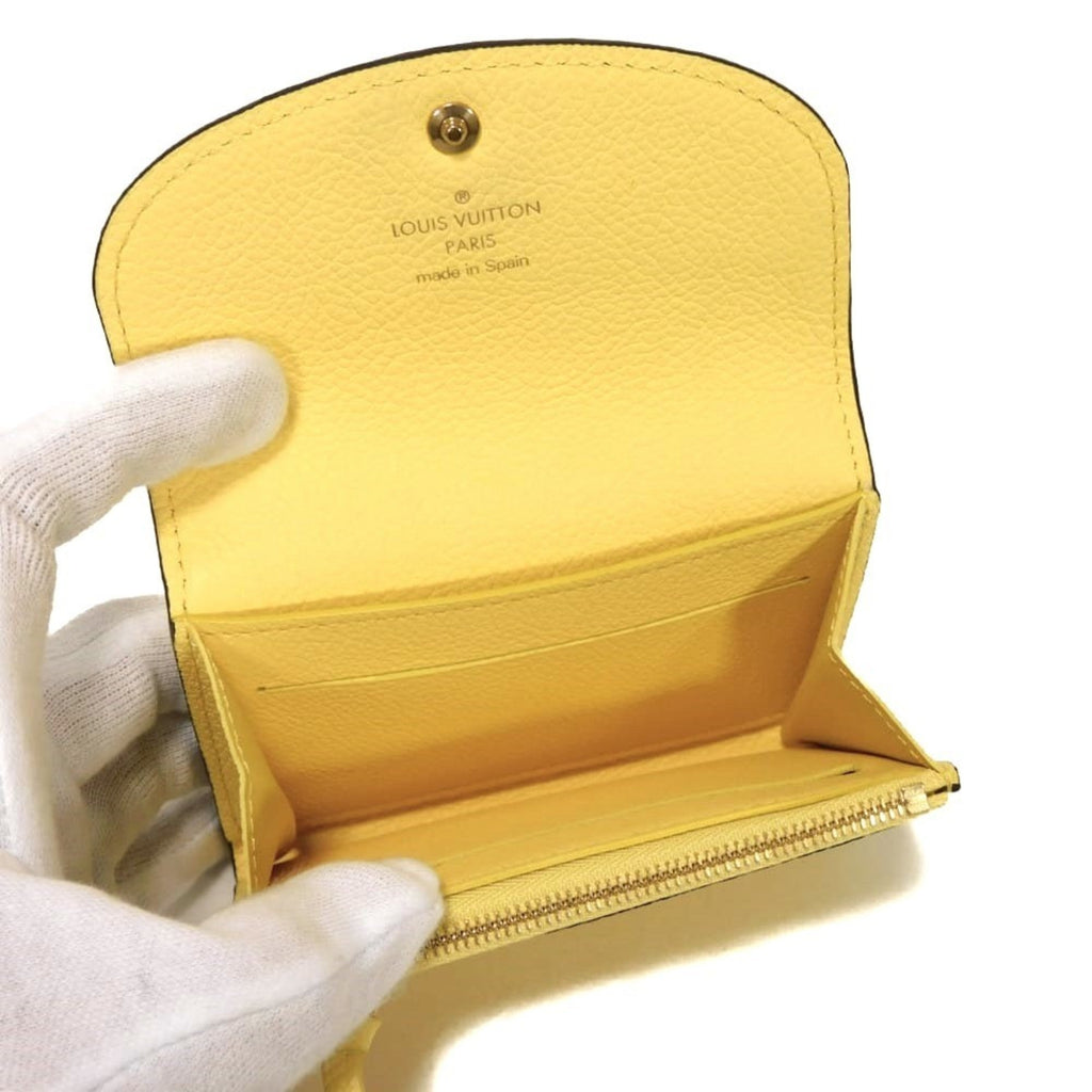 Louis Vuitton Jaune Monogram Yellow Monogram Empreinte Leather Wallet