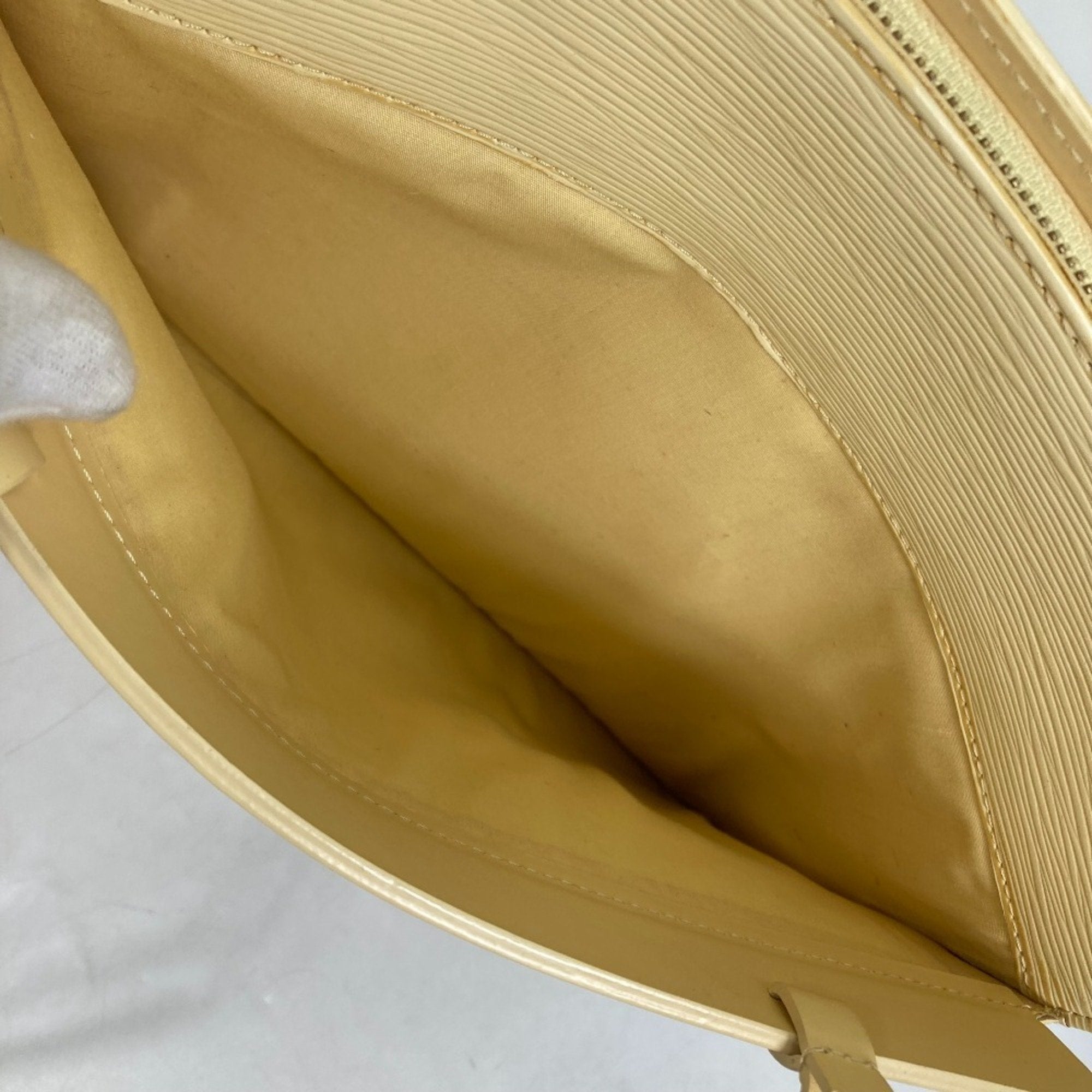 Louis Vuitton Vanilla Yellow Epi Leather Shoulder Bag Tote Bag