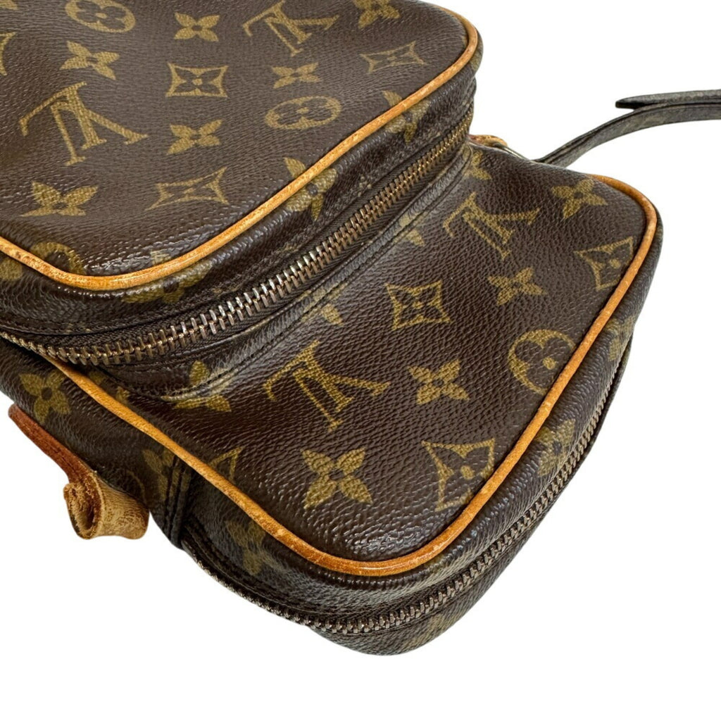 Louis Vuitton Monogram Brown Leather Shoulder Bag