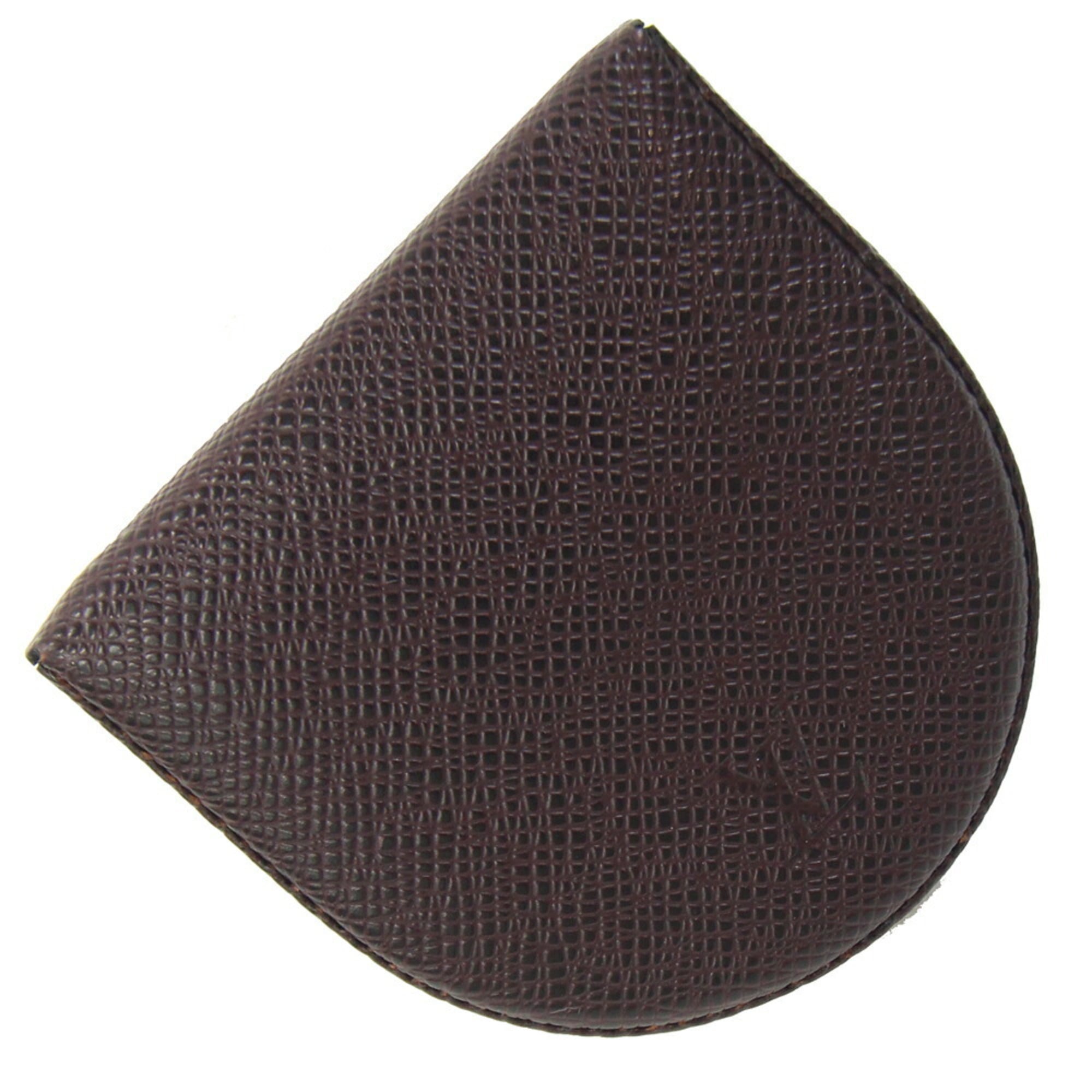 Louis Vuitton Acajou Taiga Leather Coin Purse/Coin Case