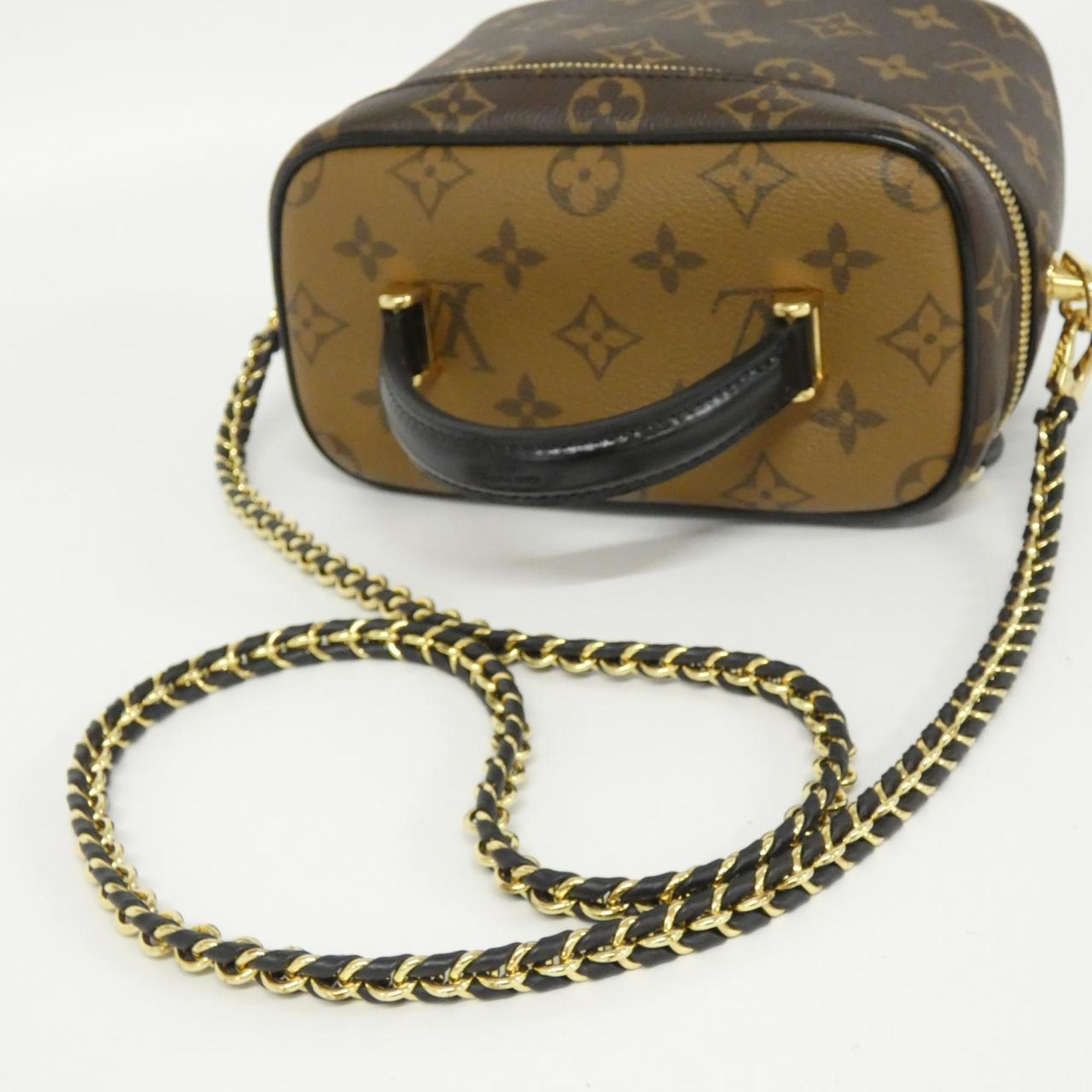 Louis Vuitton Marron Coated Canvas Handbag