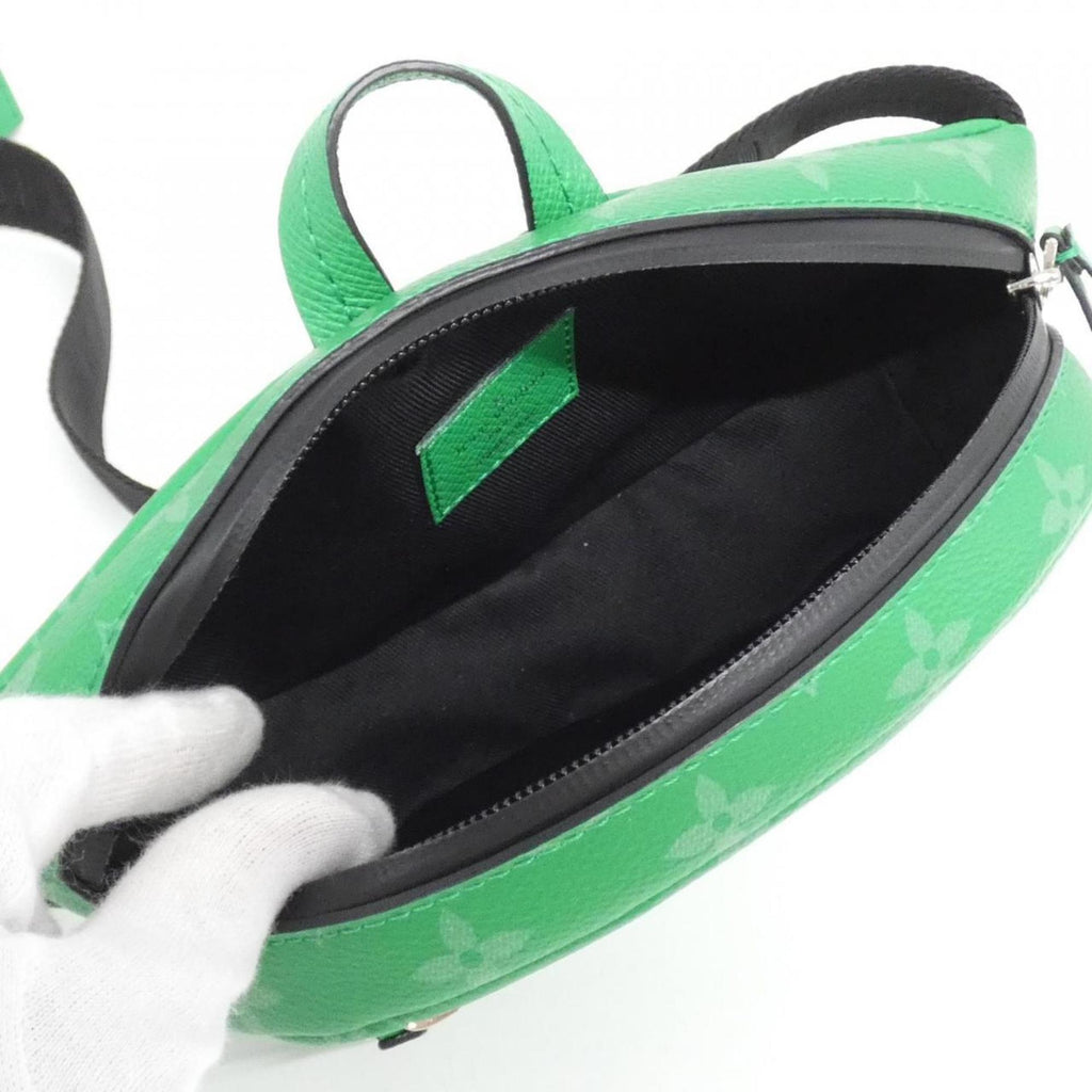 Louis Vuitton Vert Coated Canvas Leather Shoulder Bag
