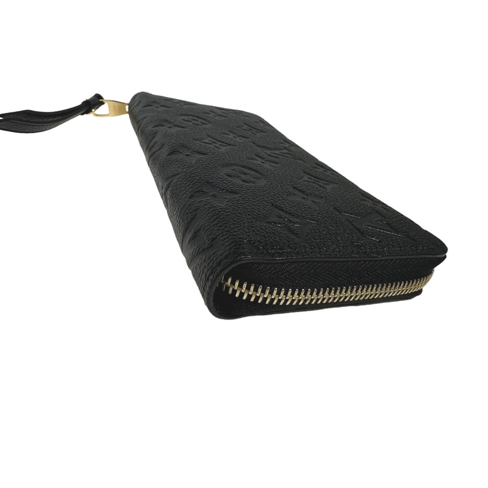 Louis Vuitton Black Monogram Empreinte Long Wallet