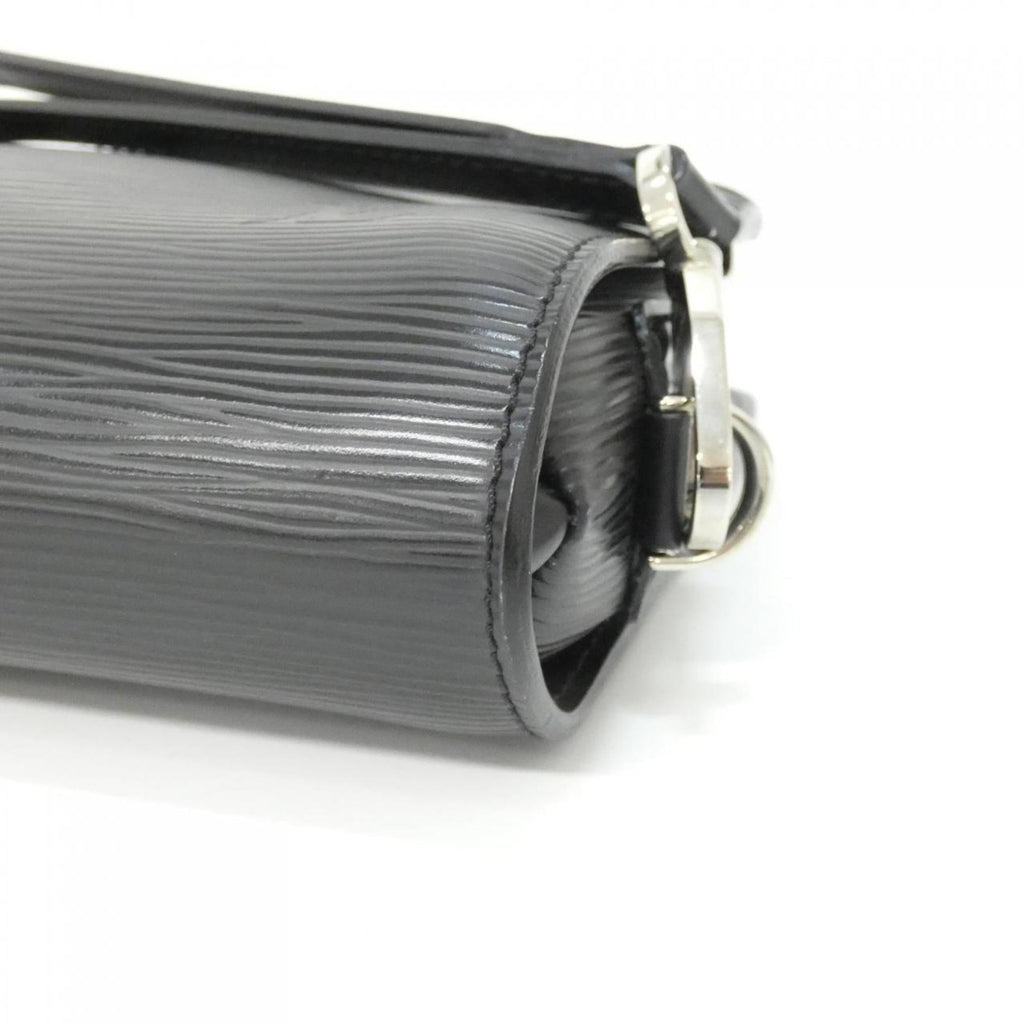 Louis Vuitton Black Leather Clutch Bag
