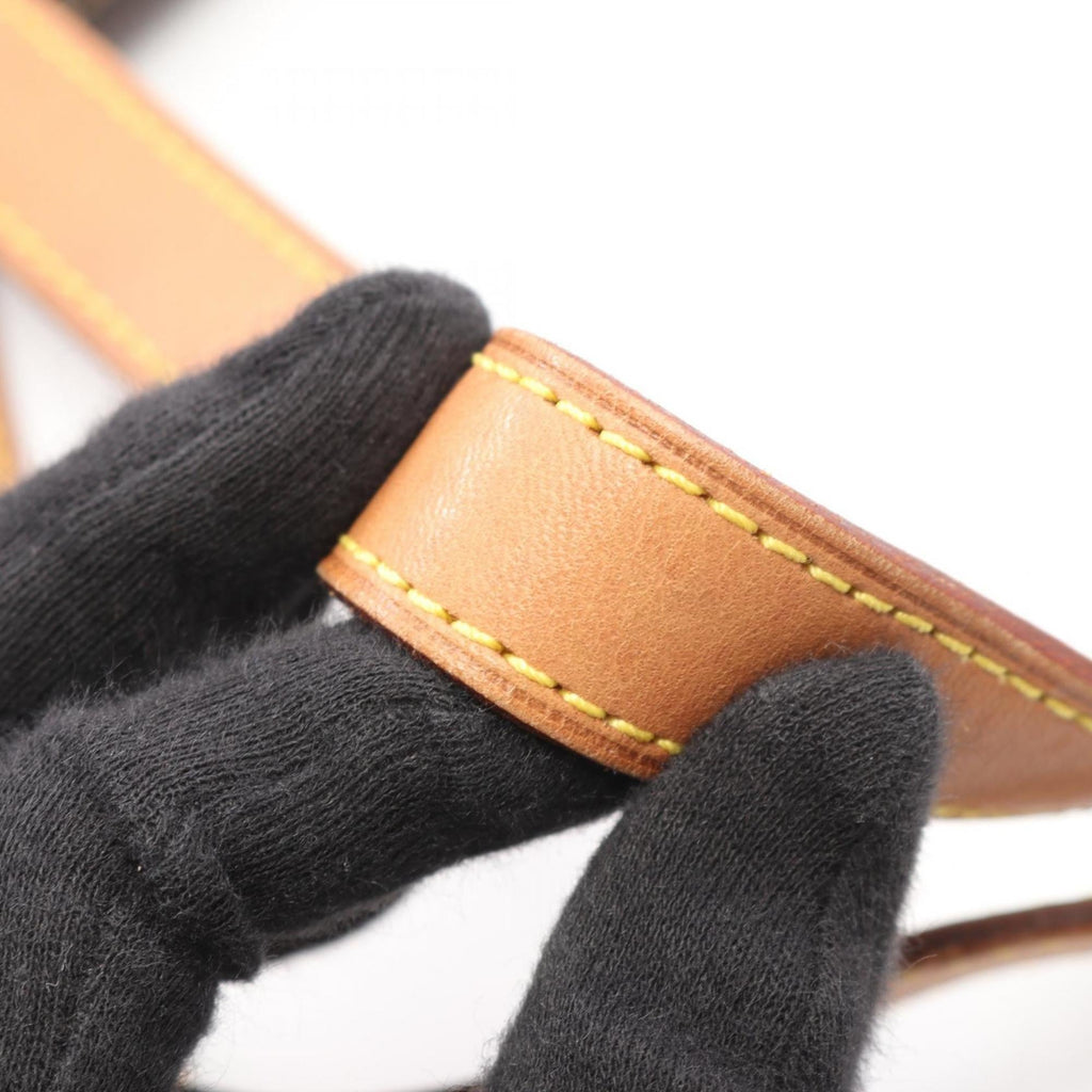 Louis Vuitton Brown Monogram Coated Canvas Leather Shoulder Bag